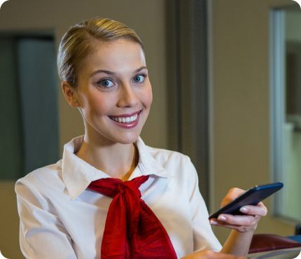 Flight booking support
